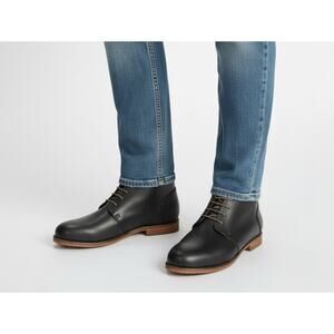 Nisolo Everyday Chukka Boots Black Leather Men’s Size 9 Lace-Up - NEW